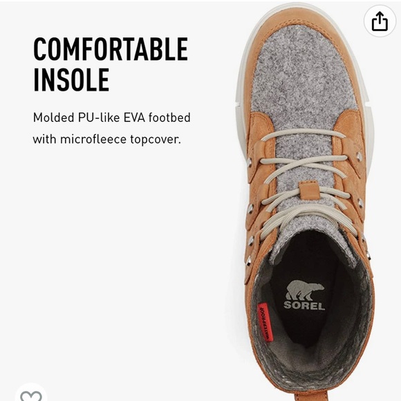 Sorel Women's Explorer II Joan Faux Fur Boot — Waterproof Suede Boots - Picture 6 of 12